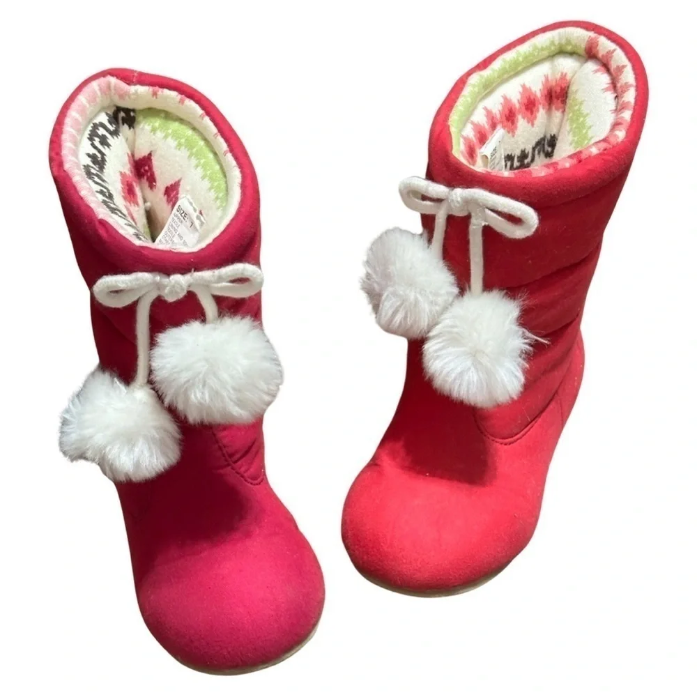 Janie and Jack girls winter boots size 7